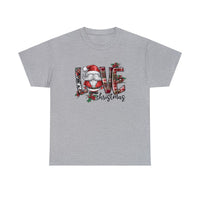 Love Christmas Funny Shirt - Christmas Funny Holiday Graphic T Shirt Short Sleeve Unisex Jersey Tee