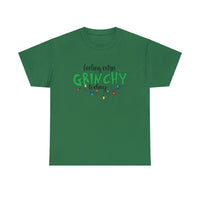 Extra Grinchy Today Funny Shirt - Christmas Funny Holiday Graphic T Shirt, Christmas Shirt, Holiday Shirt - Short Sleeve