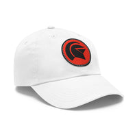 Knight Symbol Unstructured Hat with Leather Patch (Round)