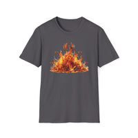 Firebird Flames Shirt - Unisex Softstyle T-Shirt
