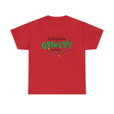 Extra Grinchy Today Funny Shirt - Christmas Funny Holiday Graphic T Shirt, Christmas Shirt, Holiday Shirt - Short Sleeve