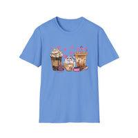 Cat Coffee - Unisex Softstyle T-Shirt