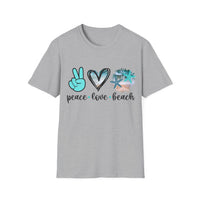 Peace Love Beach - Unisex Softstyle