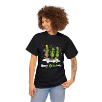 Merry GrinchMas Funny Shirt - Christmas Funny Holiday Graphic T Shirt, Christmas Shirt, Holiday Shirt - Short Sleeve Unisex