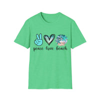 Peace Love Beach - Unisex Softstyle