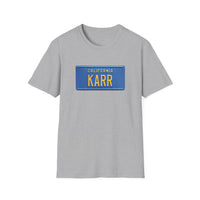 "KARR" Knight Rider Kitt License Plate - Unisex Softstyle T-Shirt