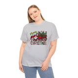 Merry Christmas Truck Funny Shirt - Christmas Funny Holiday Graphic T Shirt Short Sleeve Unisex Jersey Tee