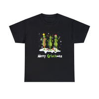 Merry GrinchMas Funny Shirt - Christmas Funny Holiday Graphic T Shirt, Christmas Shirt, Holiday Shirt - Short Sleeve Unisex