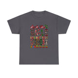 Deck The Halls And Not Your Family Christmas Funny Shirt - Christmas Funny Holiday Graphic T Shirt Short Sleeve Unisex Jersey Tee