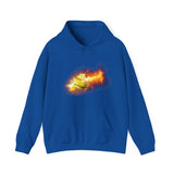 Flaming Softball Hoodie 2 - Softball Hoodie, Softball Gift Idea, Softball Lover, Game Day, Softballer, Softball Life - Unisex Heavy Blend