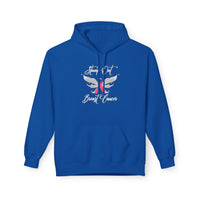 Stamp Out Breast Cancer - Unisex Midweight Softstyle Fleece Hoodie