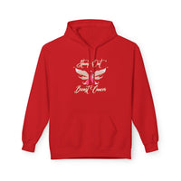 Stamp Out Breast Cancer - Unisex Midweight Softstyle Fleece Hoodie