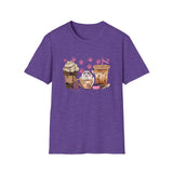 Cat Coffee - Unisex Softstyle T-Shirt