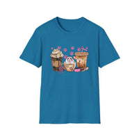 Cat Coffee - Unisex Softstyle T-Shirt