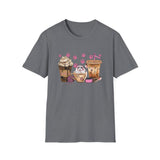 Cat Coffee - Unisex Softstyle T-Shirt