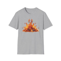 Firebird Flames Shirt - Unisex Softstyle T-Shirt