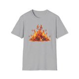 Firebird Flames Shirt - Unisex Softstyle T-Shirt