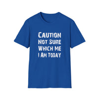 Caution Not Sure - Unisex Softstyle T-Shirt