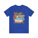 Myrtle Beach South Carolina Bella Canvas T Shirt - Ring Spun Unisex Jersey Short Sleeve T-Shirt