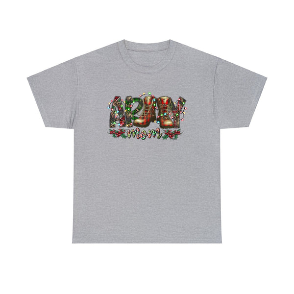 Army Mom Christmas Shirt - Christmas Holiday Military Graphic T Shirt Short Sleeve Unisex Jersey Tee