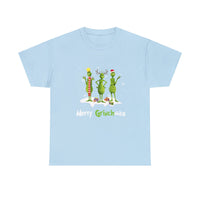 Merry GrinchMas Funny Shirt - Christmas Funny Holiday Graphic T Shirt, Christmas Shirt, Holiday Shirt - Short Sleeve Unisex