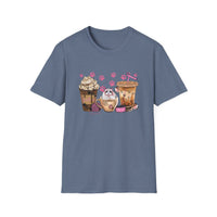Cat Coffee - Unisex Softstyle T-Shirt