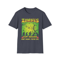 Zombies Eat Brains - Unisex Softstyle T-Shirt