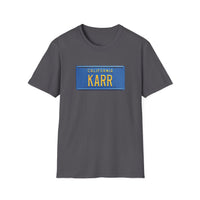 "KARR" Knight Rider Kitt License Plate - Unisex Softstyle T-Shirt