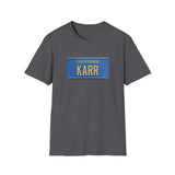 "KARR" Knight Rider Kitt License Plate - Unisex Softstyle T-Shirt