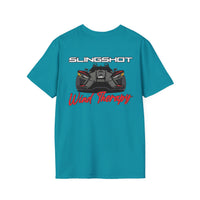 Slingshot Shirt Front/Back - Unisex Softstyle T-Shirt