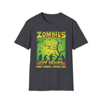 Zombies Eat Brains - Unisex Softstyle T-Shirt