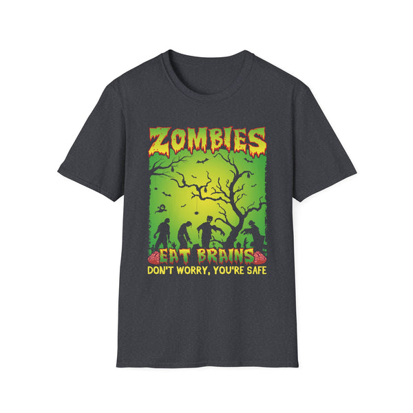 Zombies Eat Brains - Unisex Softstyle T-Shirt