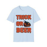 Trick Or Beer T Shirt - Funny Shirt Unisex Softstyle T-Shirt