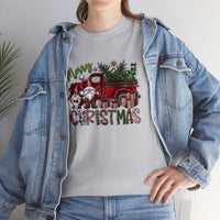 Merry Christmas Truck Funny Shirt - Christmas Funny Holiday Graphic T Shirt Short Sleeve Unisex Jersey Tee