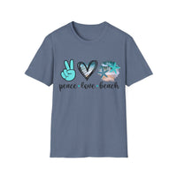 Peace Love Beach - Unisex Softstyle