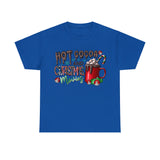 Hot Cocoa and Christmas Movies Funny Shirt - Christmas Funny Holiday Graphic T Shirt Short Sleeve Unisex Jersey Tee