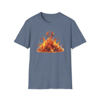 Firebird Flames Shirt - Unisex Softstyle T-Shirt