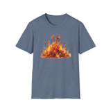 Firebird Flames Shirt - Unisex Softstyle T-Shirt