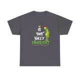 Is This Jolly Enough Funny Shirt - Christmas Funny Holiday Graphic T Shirt, Christmas Shirt, Holiday Shirt - Short Sleeve Unisex