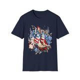 Flag Boots Shirt - Unisex Softstyle T-Shirt