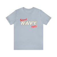 Retired Navy Mission Complete Bella Canvas T Shirt - Navy Retired Unisex Jersey Short Sleeve T-Shirt