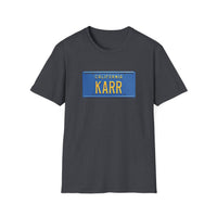 "KARR" Knight Rider Kitt License Plate - Unisex Softstyle T-Shirt