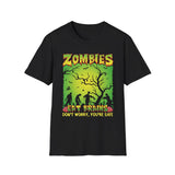 Zombies Eat Brains - Unisex Softstyle T-Shirt