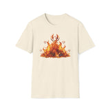 Firebird Flames Shirt - Unisex Softstyle T-Shirt