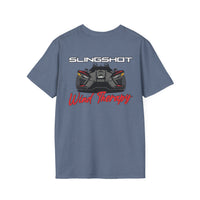 Slingshot Shirt Front/Back - Unisex Softstyle T-Shirt