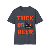 Trick Or Beer T Shirt - Funny Shirt Unisex Softstyle T-Shirt