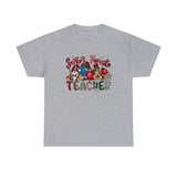 Santa's Favorite Teacher Funny Shirt - Christmas Funny Holiday Graphic T Shirt Short Sleeve Unisex Jersey Tee