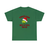 There's Some Ho's In This House Funny Shirt - Christmas Funny Holiday Graphic T Shirt, Christmas Shirt, Holiday Shirt - Short Sleeve Unisex