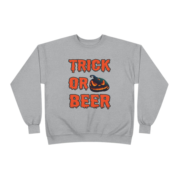 Trick or Beer - Hanes Unisex EcoSmart® Crewneck Sweatshirt