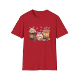 Cat Coffee - Unisex Softstyle T-Shirt